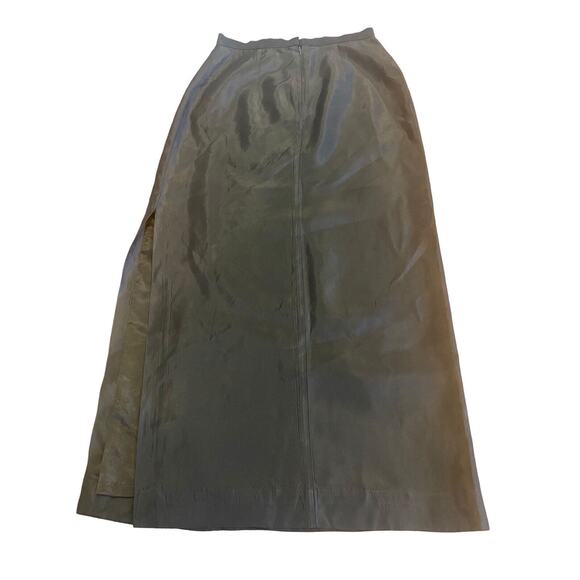 Long Skirt Taffeta Black Vintage 60s 70s 50s Small Holiday Dark‎ Romance Goth - Picture 1 of 3